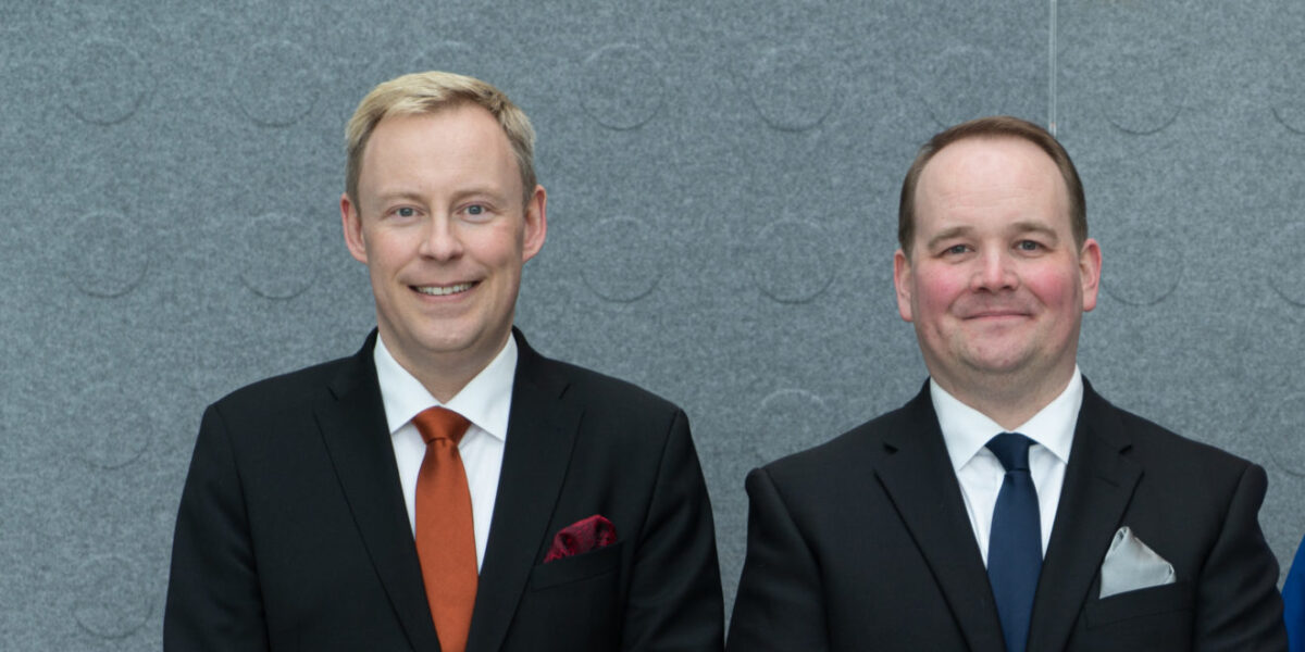 Tromsø FrPs formannskapsmedlemmer, Kristoffer Kanestrøm og Bjørn-Gunnar Jørgensen Tromsø FrPs formannskapsmedlemmer, Kristoffer Kanestrøm og Bjørn-Gunnar Jørgensen