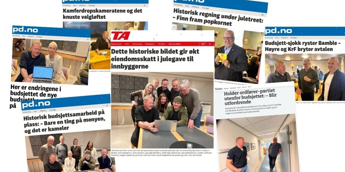 Avisoversikrifter fra PD, TA og Varden